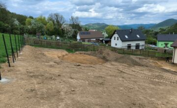 Modelace terénu svažité zahrady